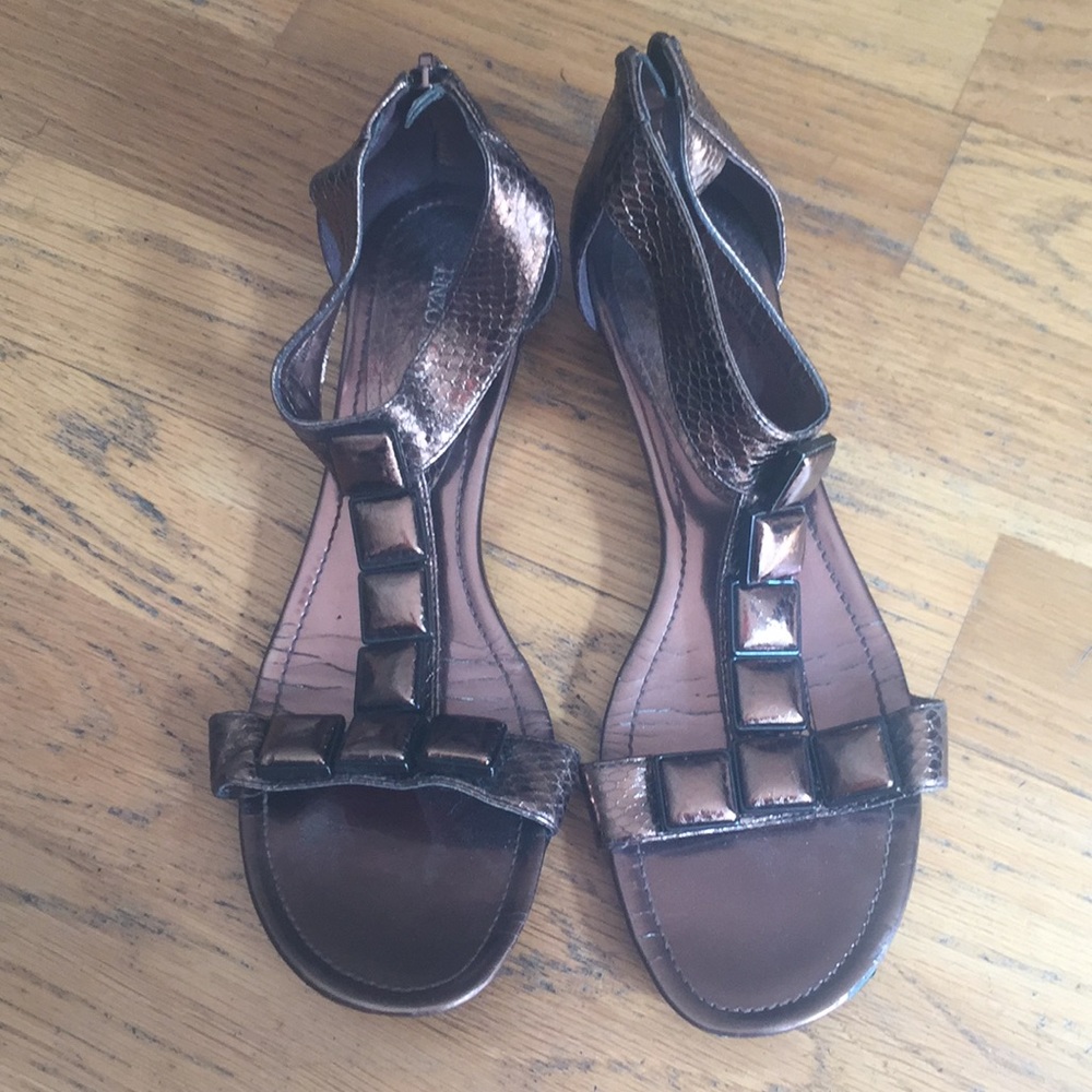 Bronze sandals size 6.5